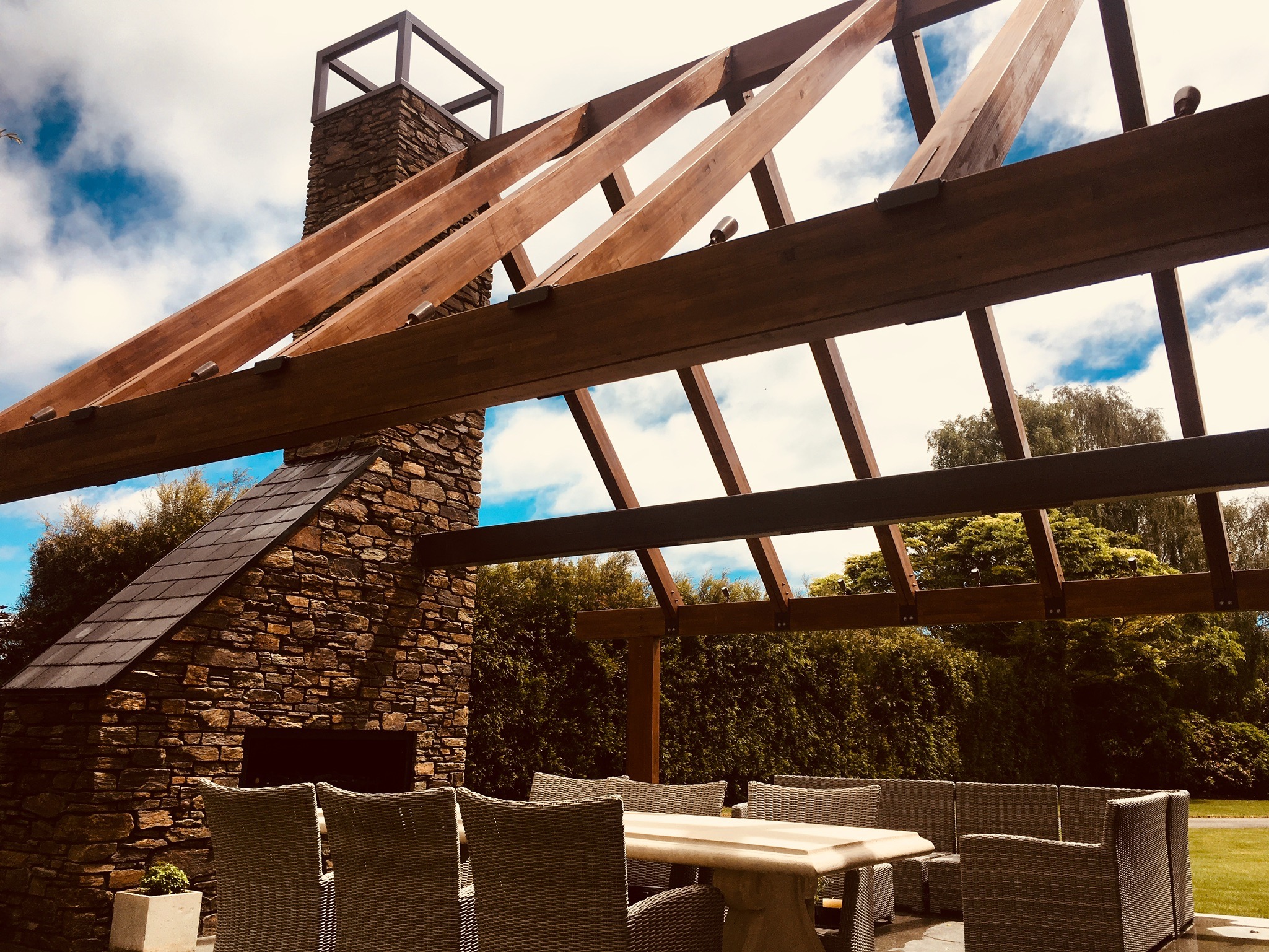Extension design complementing existing architecture with modern detailing